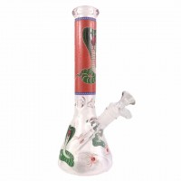 10‘’ 6mm Snake pattern Bong S03