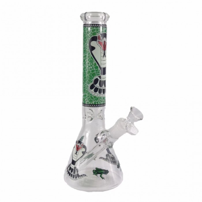 10‘’ 6mm Snake pattern Bong S04