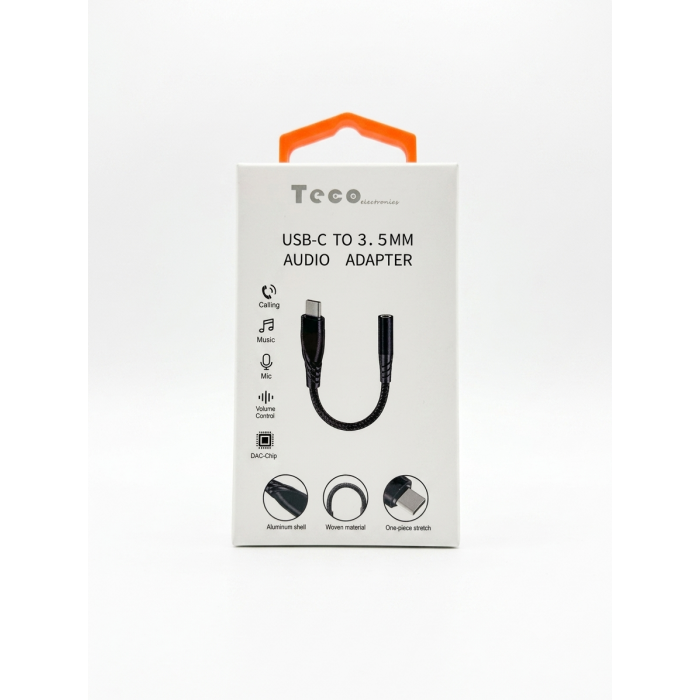 Teco USB-C To 3.5mm Audio Adapter