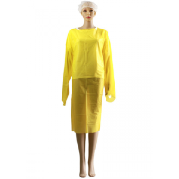 CPE Isolation Gown（Yellow)