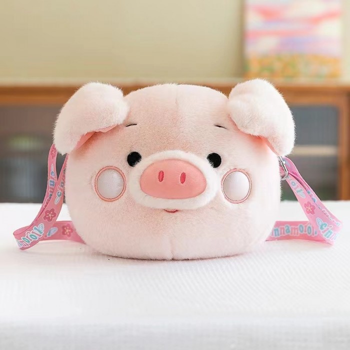 stuffed animals Pig bag