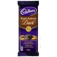 Cadbury burnt almond,dark chocolate with chopped chocolate bar (100g) almonds 