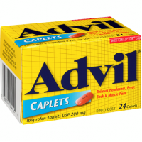 advil regular strength lbuprofen caplets for headaches and pain relief,200mg  24 caplets 