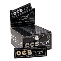 Ocb premium black rolling papers  king size 50 packs x32 leaves 