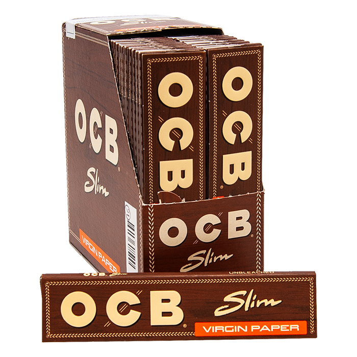 Ocb virgin paper slim + filters 32 packs x (32 leaves+32 filters)