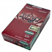 Juicy Jay's 1 1/4 pure hemp flavours rolling papers -24ct