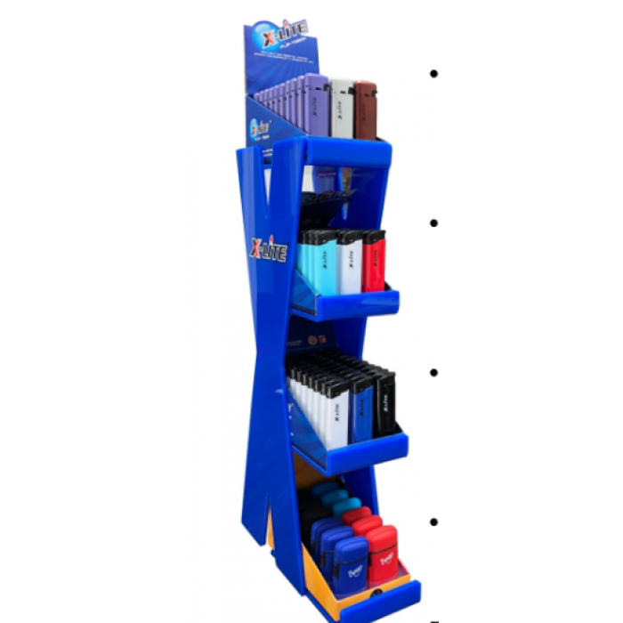 X-Lite 4-tier Lighter Display (Pack of 102)