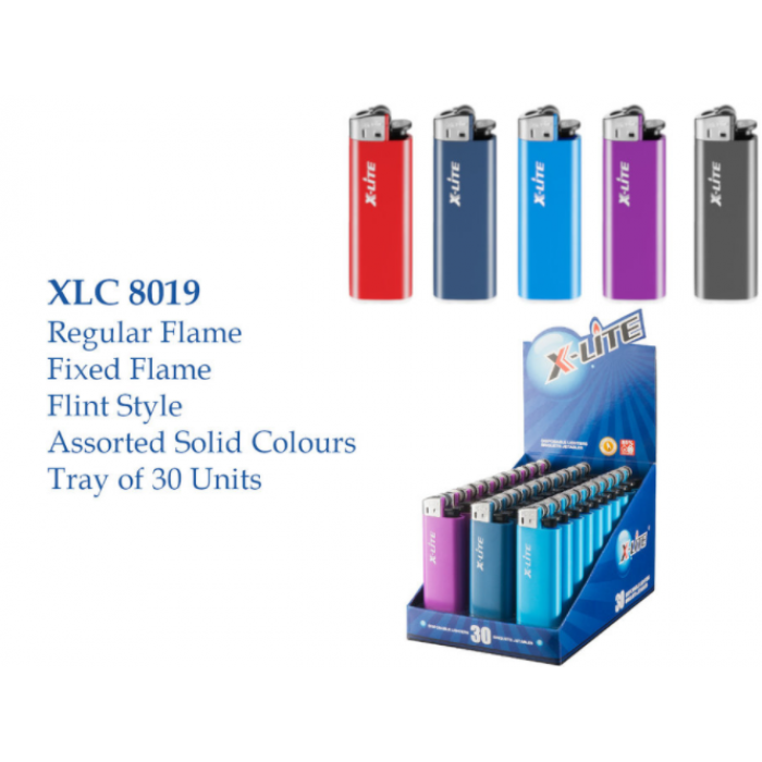 X-lite Disposable Flint Lighter 30/tray (XLC8019)