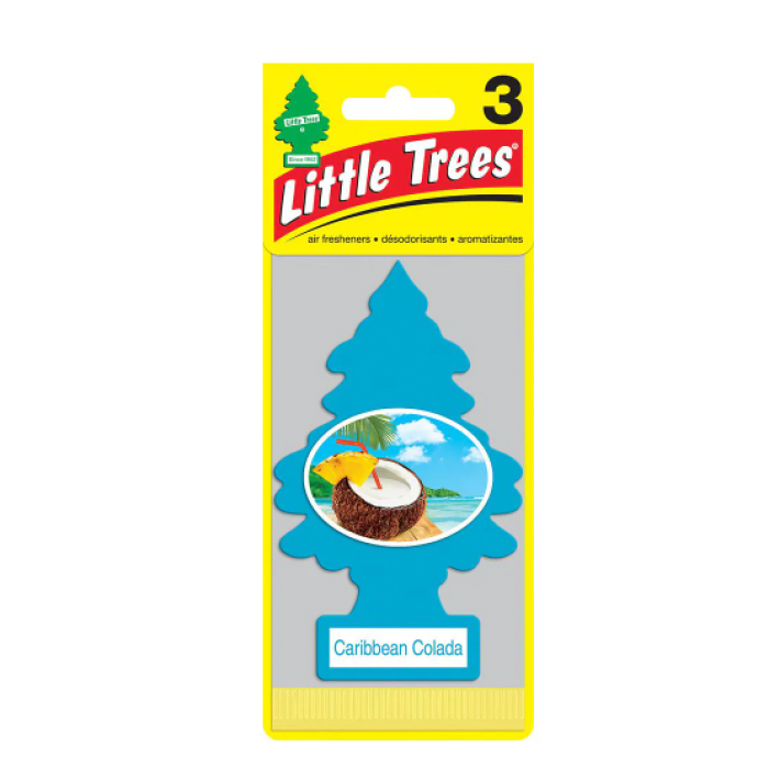 LITTLE TREES CAR FRESHENER CARIBBEAN COLADA