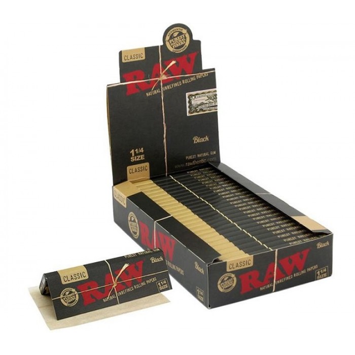 Raw （Black）1 1/4" Size Rolling Paper