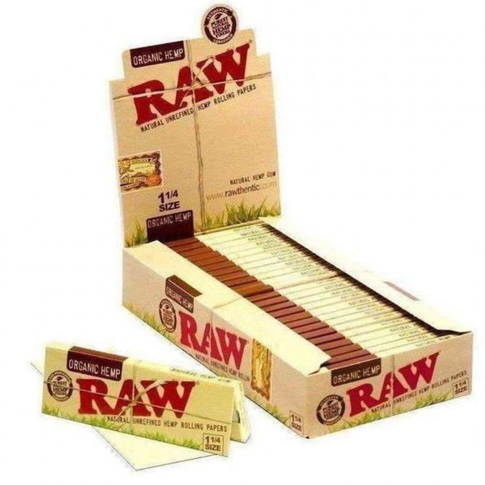 RAW Organic 1 1/4" Hemp Rolling Papers
