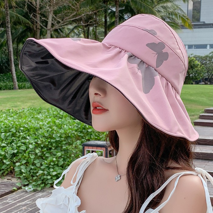 Women Wide Brim Summer Sun Hat