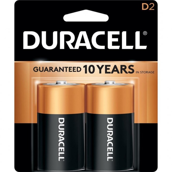 Duracell D2 Batteries 2/PK