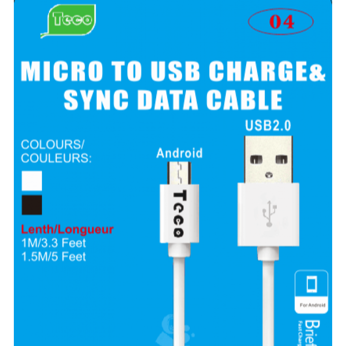 Teco Micro USB Cables T04