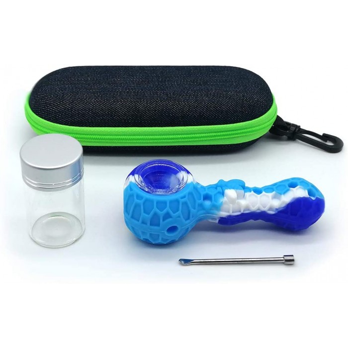 Silicone Honey Pipe Travel Kit（3 in 1）